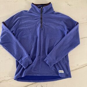 Cotopaxi Shirt Mens Large Blue Stretch Performance Quarter Zip Pullover